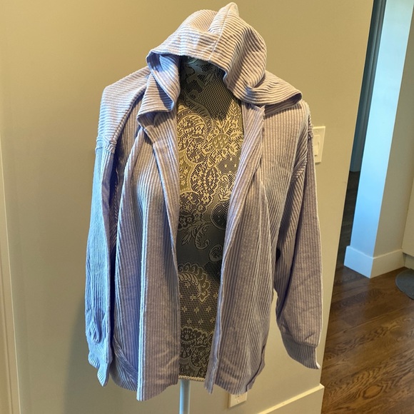 Urban Outfitters - Out From Under Colette Open-Front Hooded Cardigan - Picture 2 of 7